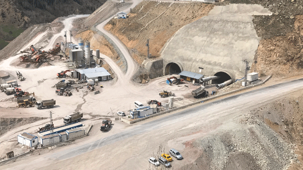 اخر 500 متر لافتتاح ثالث اطول نفق في تركيا 11