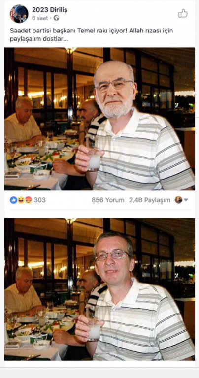 الصورة اثارت جدلا في تركيا.. ما حقيقة احتساء مرشح المعارضة للرئاسة الخمر 1