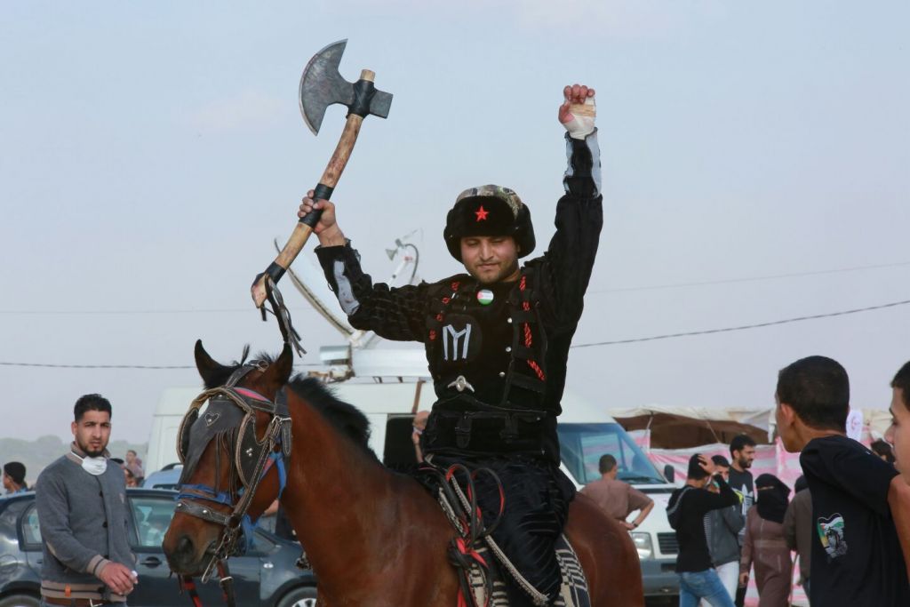 بالصور.. "ارطغرل" في غزة 5