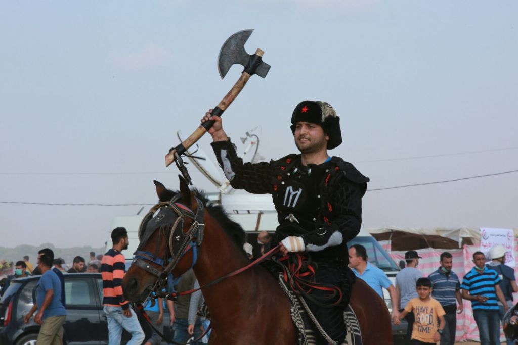 بالصور.. "ارطغرل" في غزة 9