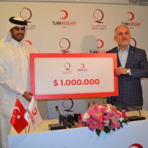 مليون دولار من “الهلال التركي” و”قطر الخيرية” لدعم اليمن