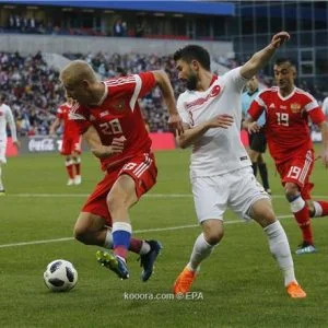 تعادل تركيا وروسيا في مباراة ودية