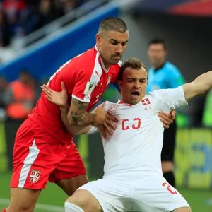 فوز صعب للمنتخب السويسري علي نظيره الصربي