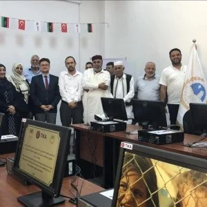 “تيكا” التركية تفتتح مركزًا لتعليم قيادة الحاسوب في ليبيا