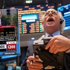 بورصة نيويورك تغرق!