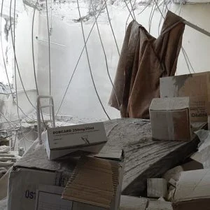 النظام السوري يقصف مشفى في إدلب