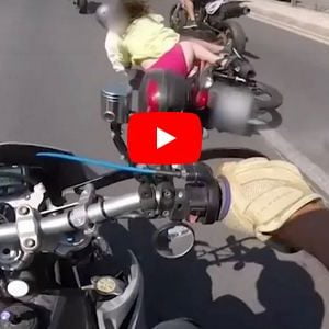 فتاة تندم على ركوبها دراجة هوائية (فيديو)