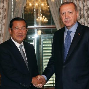 أردوغان يستقبل رئيس الوزراء الكمبودي