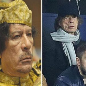 من هو “شبيه القذافي” الذى خطف الأنظار فى مواجهة باريس سان جيرمان ولفربول؟