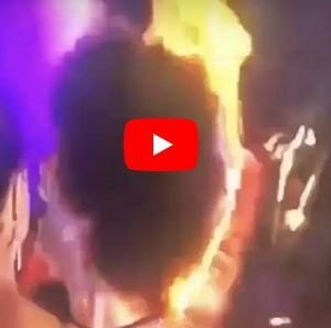 بالفيديو… احتراق ملكة جمال خلال حفل تتويجها باللقب