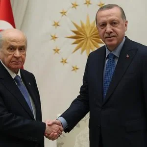 أردوغان يلتقي بهجة لي بأنقرة