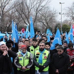 مسيرة بالدراجات النارية دعما لمسلمي الأويغور في إسطنبول