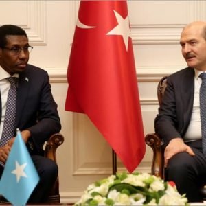 وزيرا الداخلية التركي والصومالي يبحثان العلاقات الثنائية