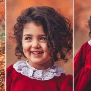 طفلة إيرانية تشعل مواقع التواصل الاجتماعي بجمالها ورقة ملامحها (صور)