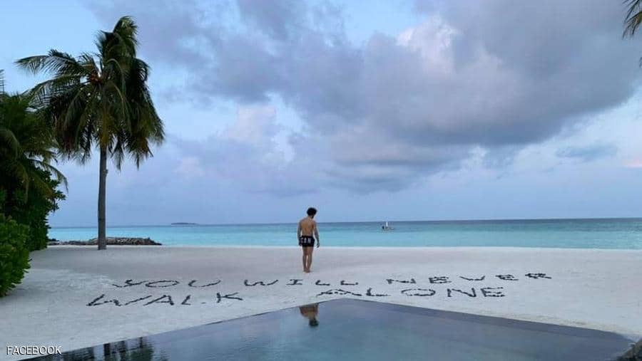 "صورة غامضة" لصلاح.. ورسالة من المالديف 2 "صورة غامضة" لصلاح.. ورسالة من المالديف 1