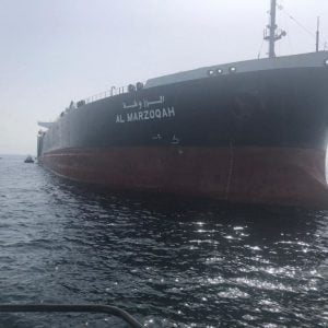 شاهد.. أول صورة وفيديو لإحدى السفن السعودية التي تعرضت لهجوم 1