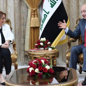 وزيرة تجارة تركيا تلتقي كبار المسؤولين العراقيين في بغداد