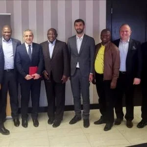 رئيس جنوب إفريقيا يستقبل وفدا تركيا