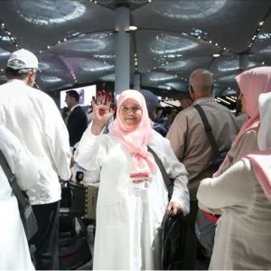 تركيا تودع أول قافلة حجيجها إلى الأراضي المقدسة من مطار إسطنبول (صور)