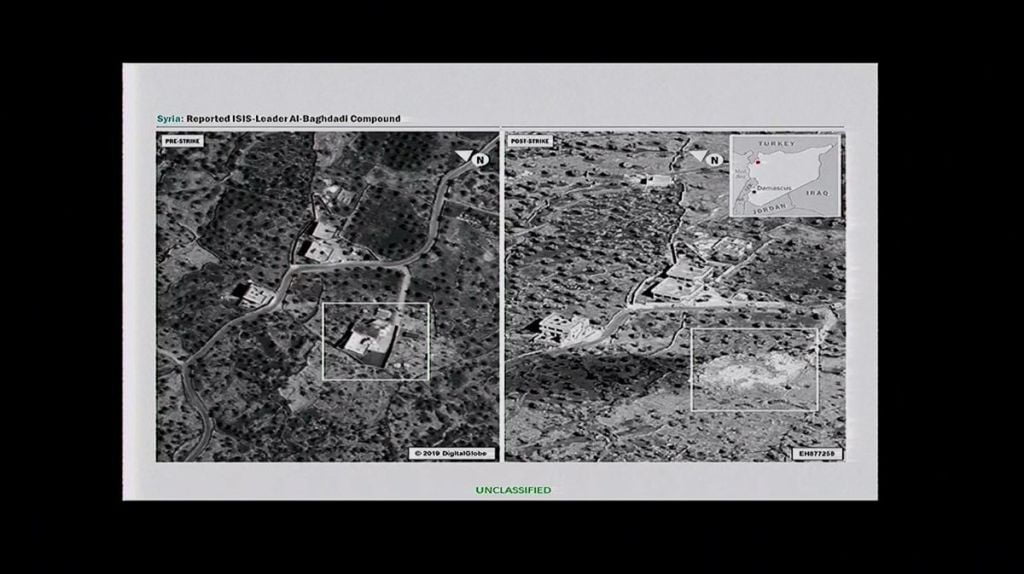 البنتاغون يعرض صورا وفيديو لعملية قتل البغدادي في سوريا 1