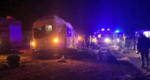 15 جريح وسط تركيا.. وسيارات الاسعاف تهرع الى مكان الحادث