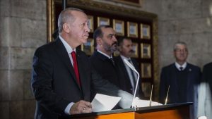 بمشاركة الرئيس أردوغان.. مراسم رسمية إحياء لذكرى وفاة أتاتورك (صور)