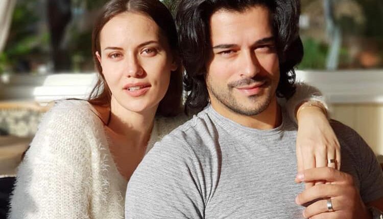 فخرية أوجن وزوجها بوراك