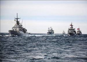 جانب من القوة البحرية التركية