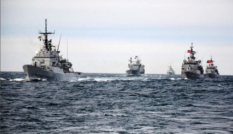 جانب من القوة البحرية التركية