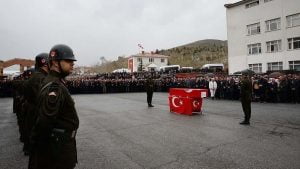 استشهاد جندي تركي