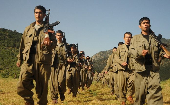 عناصر من حزب العمال الكردستاني