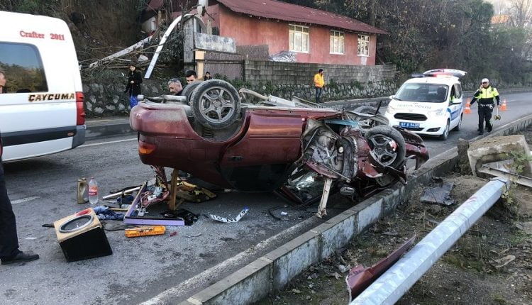 جانب من حادث سير في تركيا