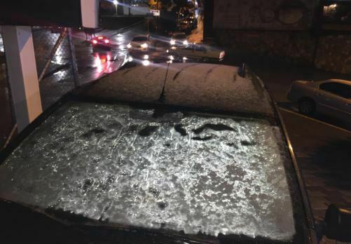 تساقط الثلوج على مدينة إسطنبول