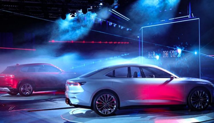 المركبة التركية خلال حفل التعريف الذي اقيم الاسبوع الماضي