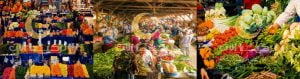 الخضروات في البازار التركي