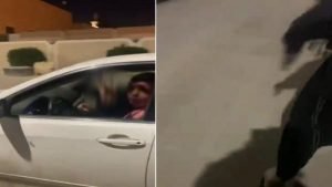 شاهد.. شاب يتحرش بفتاة في الرياض وهذا ما فعله دون خجل قبل أن يدهسها بسيارته