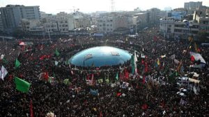 جانب من جازة قاسم سليماني في طهران