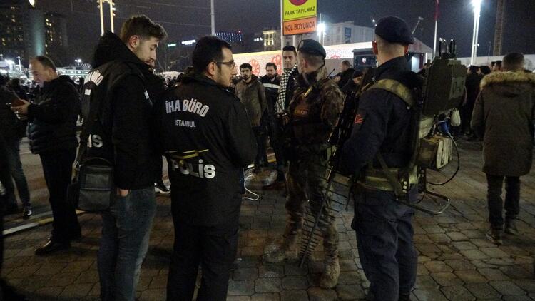 جانب من الحدث في ميدان تقسيم