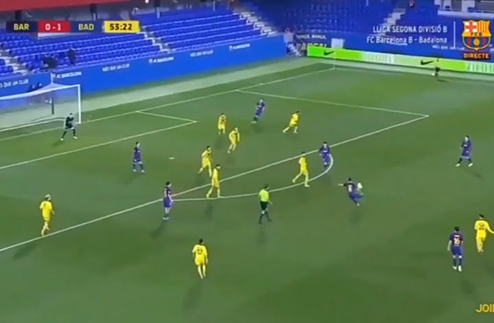 تحت أنظار كيكي.. لاعب برشلونة يسجل هدفا خرافيا (شاهد) 1