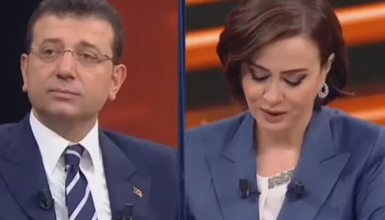 أكرم إمام أوغلو أثناء ظهوره في البرنامج أمس الأربعاء