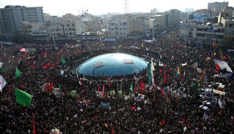 جانب من جازة قاسم سليماني في طهران