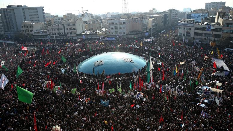 جانب من جازة قاسم سليماني في طهران