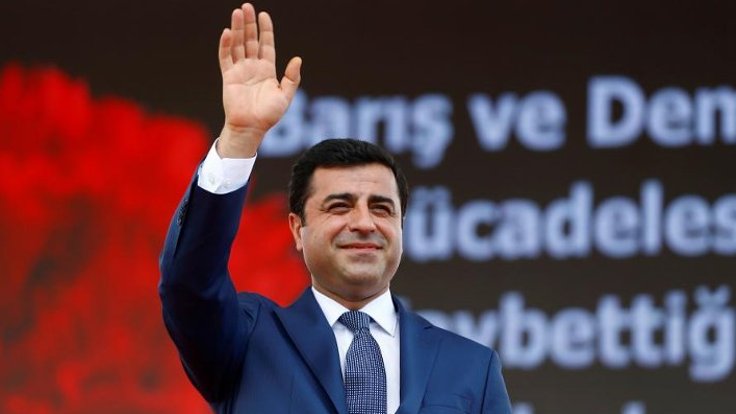زعيم حزب الشعوب الديمقراطي الكردي المعارض صلاح الدين دميرطاش.