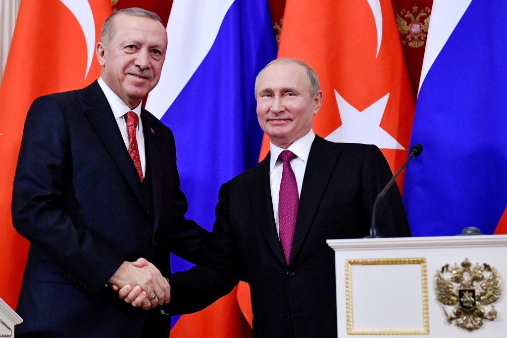 زيارة سابقة للرئيس الروسي إلى تركيا