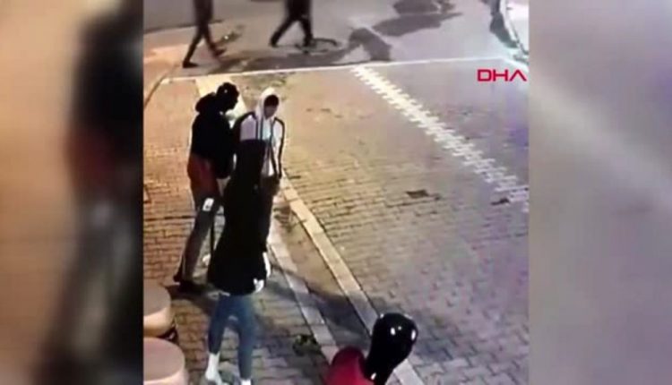 لحظات سرقة الشاب للمعطف