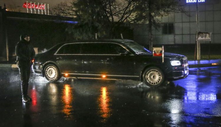 وصول الرئيس الروسي فلاديمير بوتين إلى إسطنبول