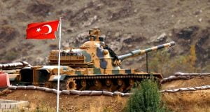 استهداف مدرعة للجيش التركي في ادلب