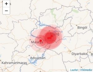 بالصور| زلزال جديد بقوة 4.5 يضرب ألازيغ شرقي تركيا
