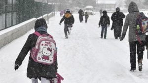 تعليق الدراسة متواصل في عدة مدن تركية بسبب الثلوج