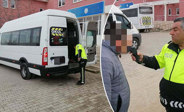 الشرطة توصل الطلاب في ادرنة .. اكتشاف سائق حافلة المدرسة مخمورا أثناء القيادة 9